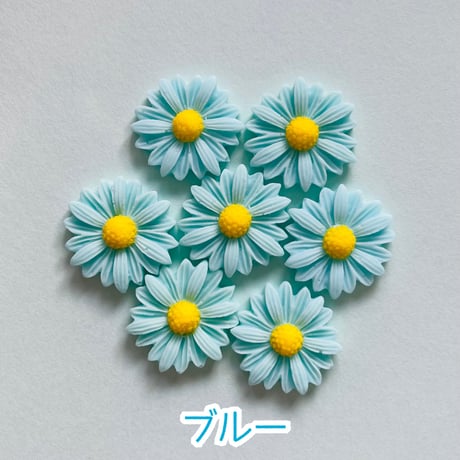 【1個】カラフルデイジーフラワー／デコパーツ【12色】#118
