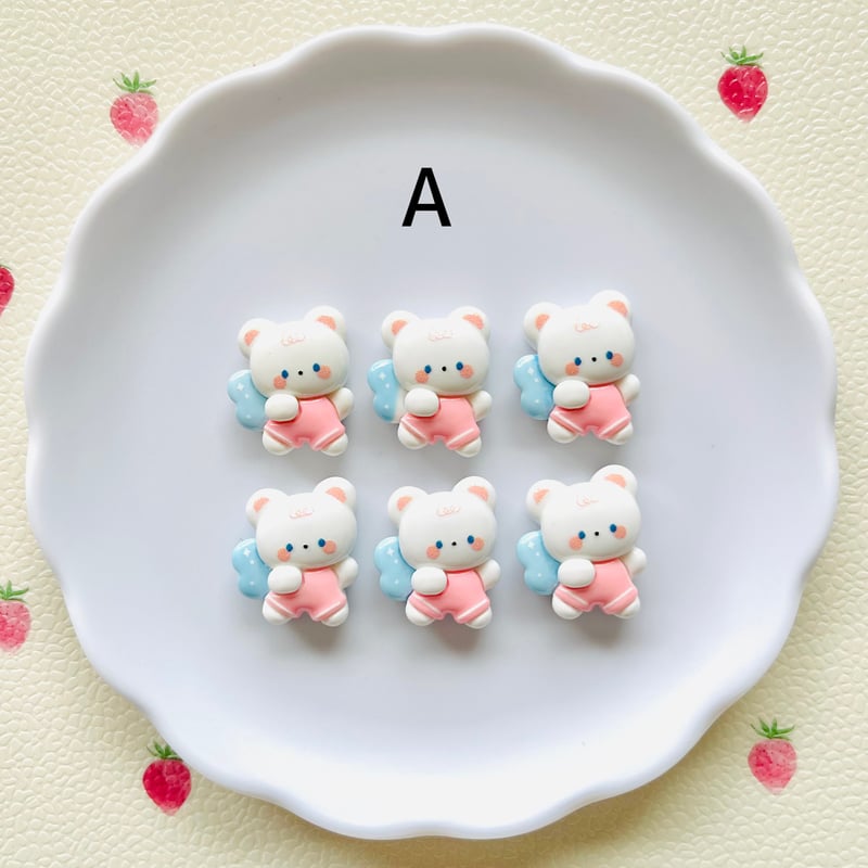 1個】フェアリーくまちゃん／デコパーツ【5種】#221 | appia_pu