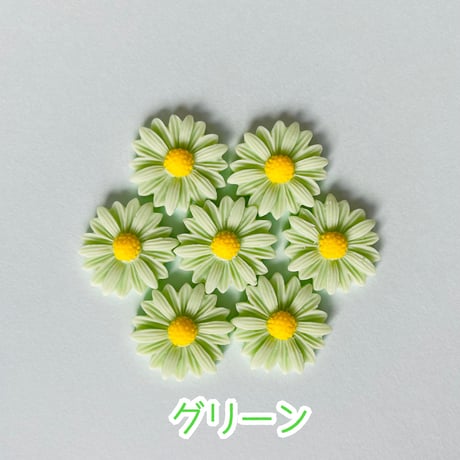 【1個】カラフルデイジーフラワー／デコパーツ【12色】#118