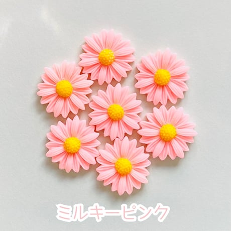 【1個】カラフルデイジーフラワー／デコパーツ【12色】#118