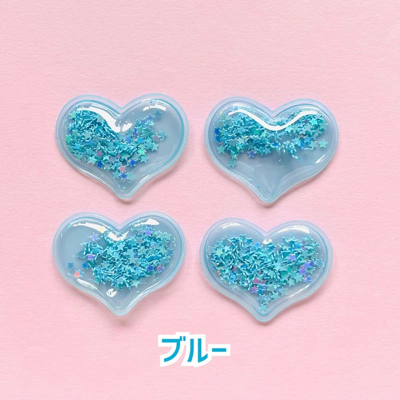 F50　デニムリメイク　ぷっくり ミニミニタグ ♡ オルテガ × ハート 海外ガーリーな 