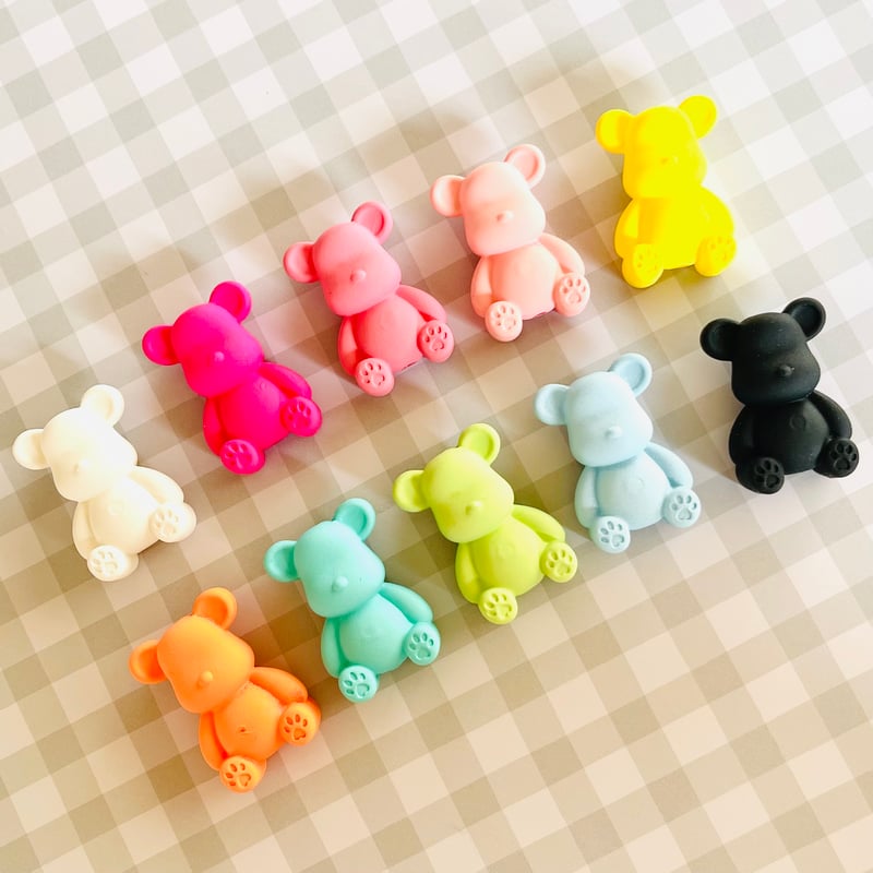 sale‼️N1931 カスタムボールペン くまちゃんビーズ ハートビーズ sale