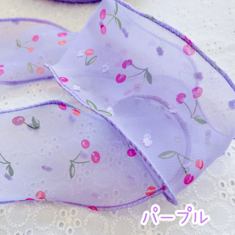 ソプラトゥット伊製シアーシナマイ紫×砂幻想クラウンリボン付きデザイン HF-TSUKIMIYOZAKURA YZGR | Deviser ｜株式会社ディバイザー