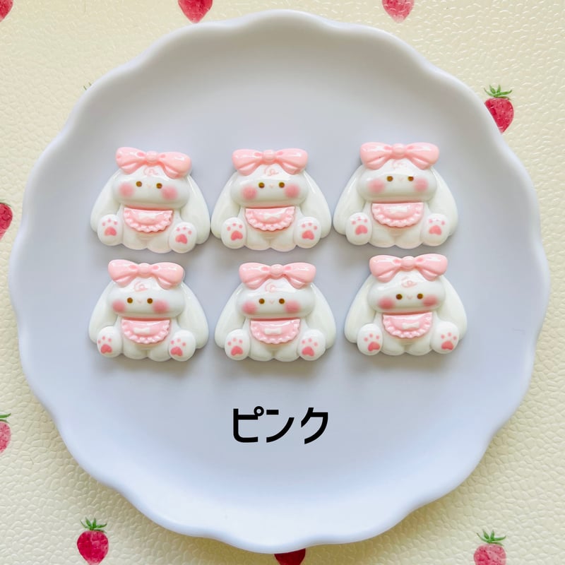 お花キャンディ♡たれ耳うさぎちゃん お花キャンディ♡たれ耳うさぎちゃん OtherKit-060）みみながうさぎ