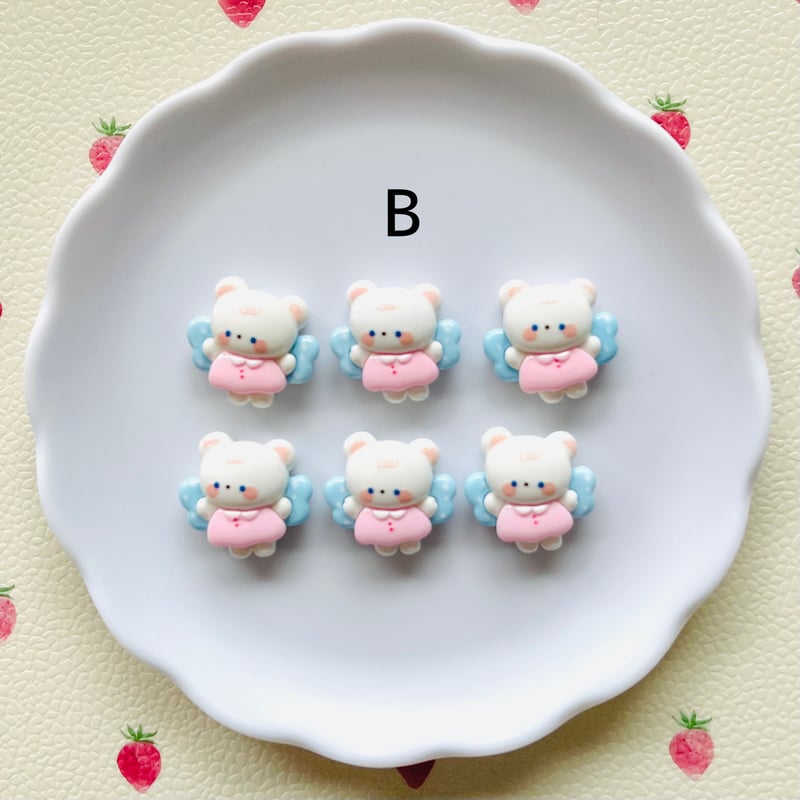 1個】フェアリーくまちゃん／デコパーツ【5種】#221 | appia_pu