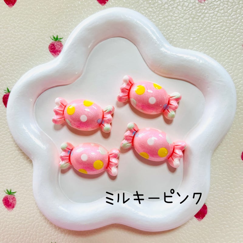 1個】メタリックドットキャンディー／デコパーツ【5色】#248 | appia_pu