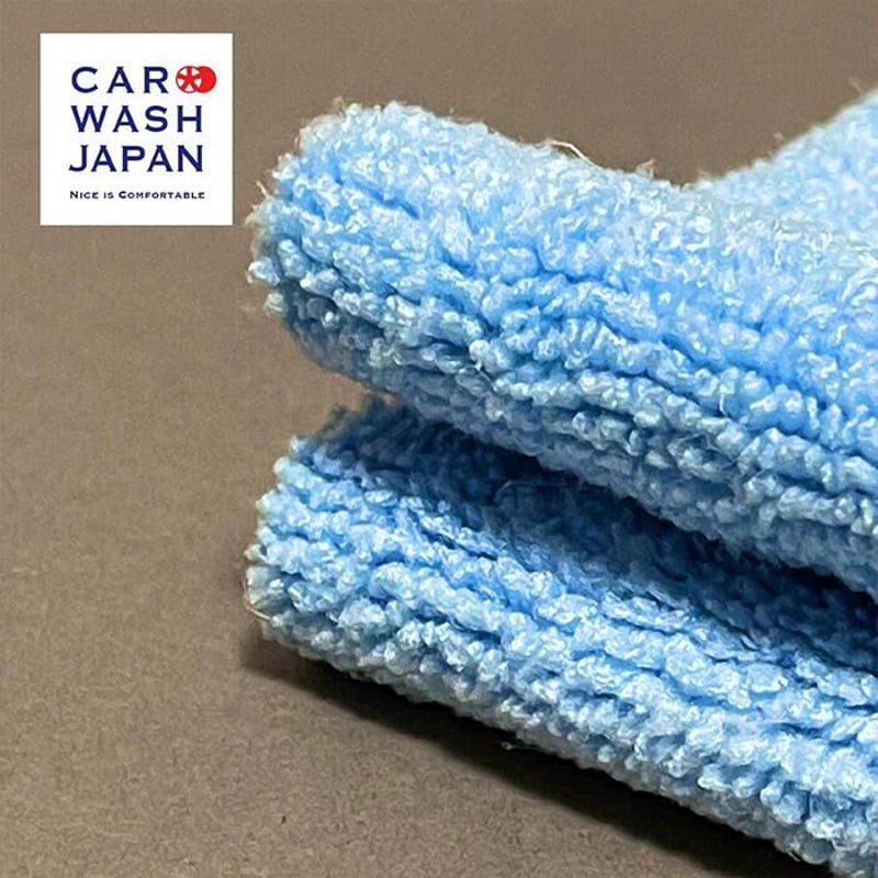 高品質マイクロファイバークロス エッヂ無し 空色 コーティング