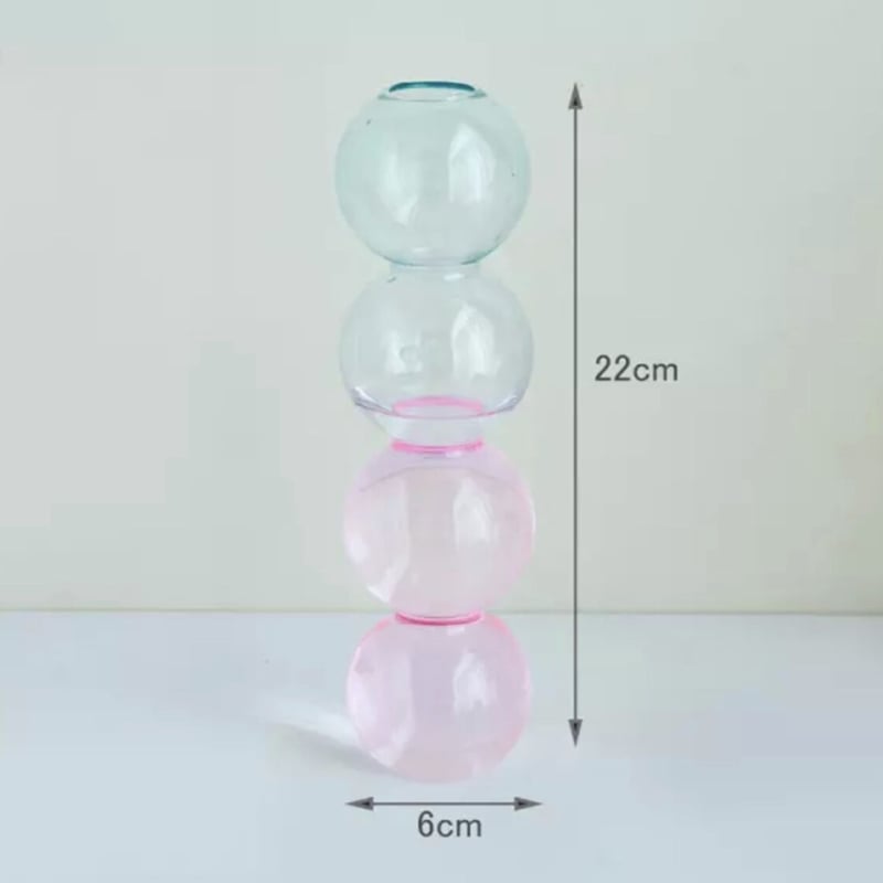 バカラ　フラワーベース　chamsola フラワーベース ガラ花瓶 花器 ガラスベース シナリーフラワー