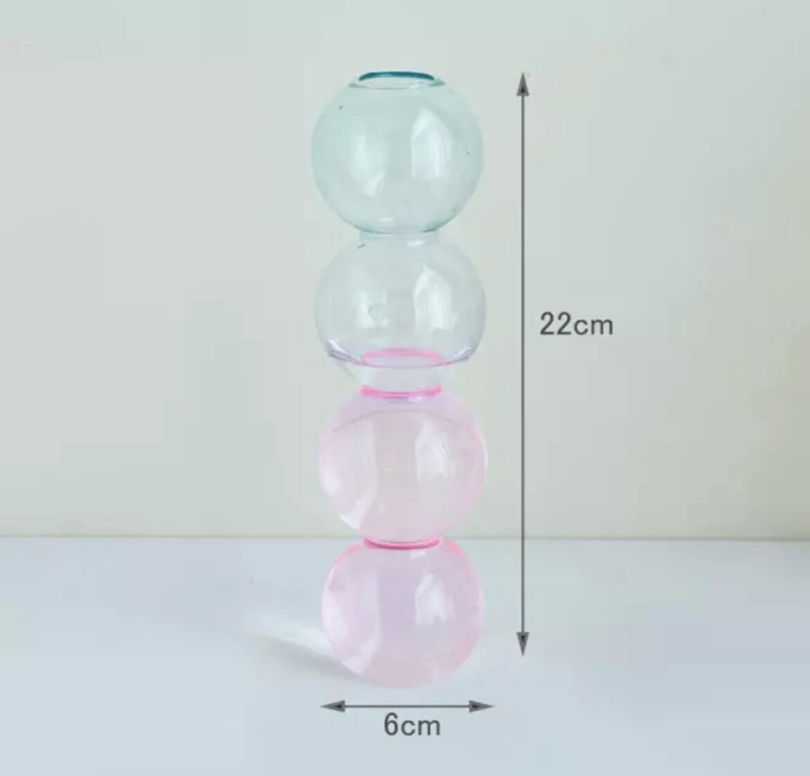 即納】バブルガラス フラワーベース4連 グラデーションカラー | Cloche