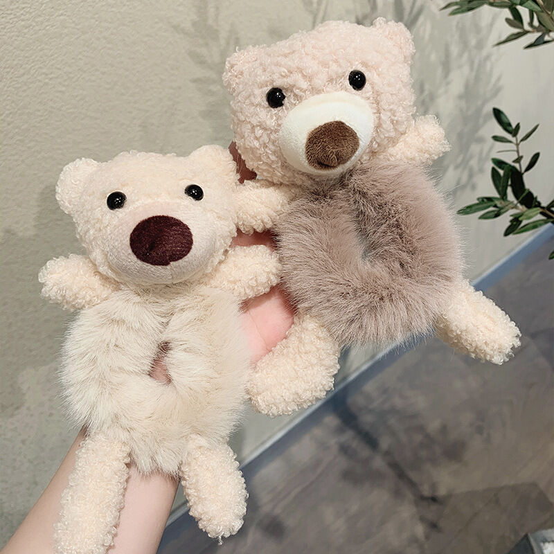 即納】bear モコモコヘアゴム 熊 くまさん | Cloche Room