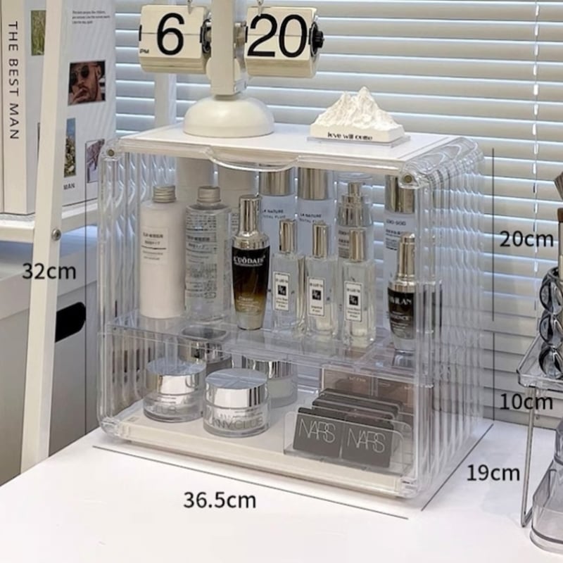 納期20日～1ヵ月】クリア 蓋付き ディスプレイ ボックス 海外