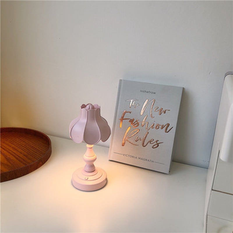 即納】レトロランプ 卓上ライト LED スタンドランプ 韓国インテリア