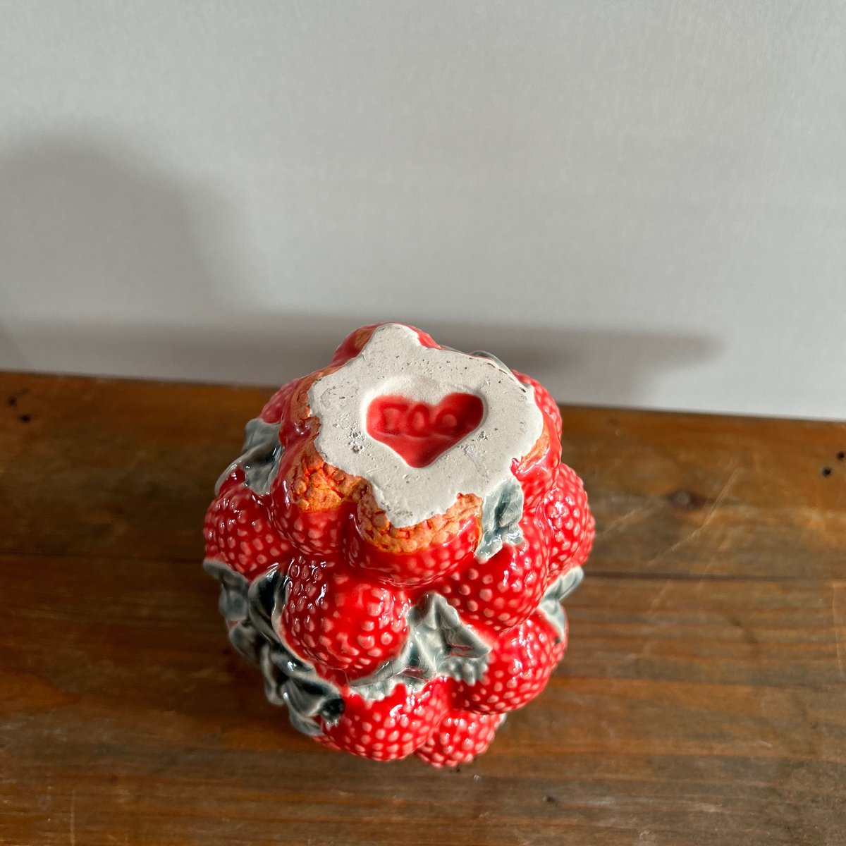 DESPOTS [VASE STRAWBERRY] RED H11cm florist F...