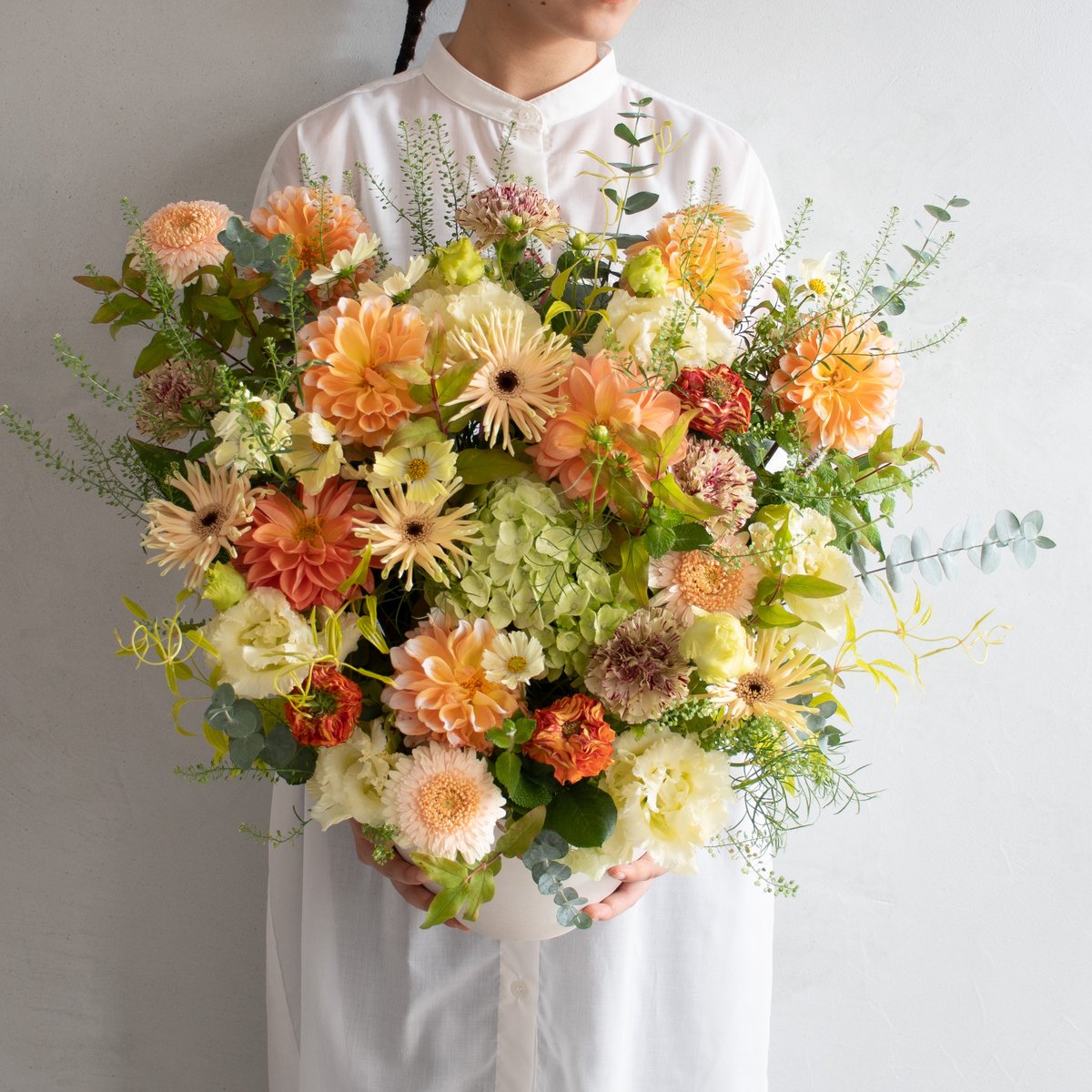 Mサイズ】ワンサイドアレンジメント | florist FUJIMOTO / 藤本生花店