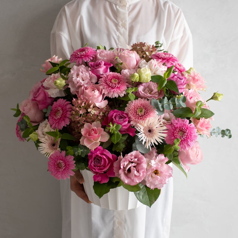 Lサイズ】ラウンドアレンジメント | florist FUJIMOTO / 藤本生花店