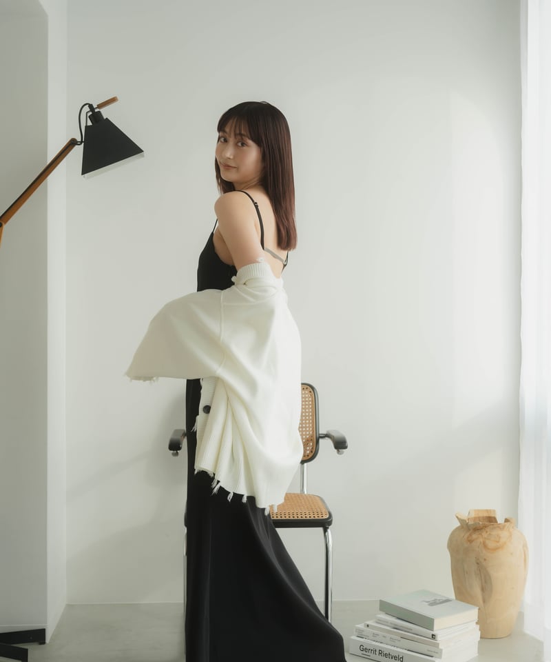 Back strap Long Dress | few,