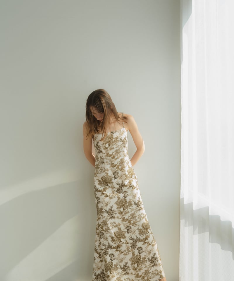 Back strap Long Dress | few,