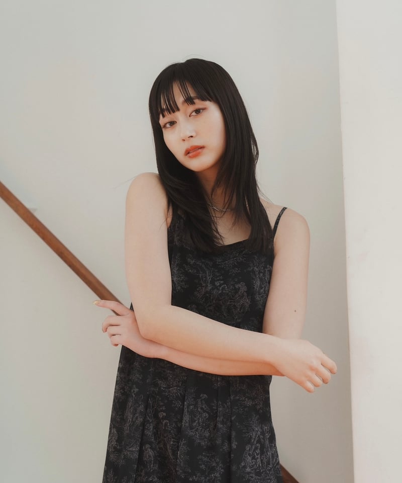 ★即日発送　few, 涼佳　Toile de Jouy Sheer Dress Toile de Jouy Sheer Dress | few,