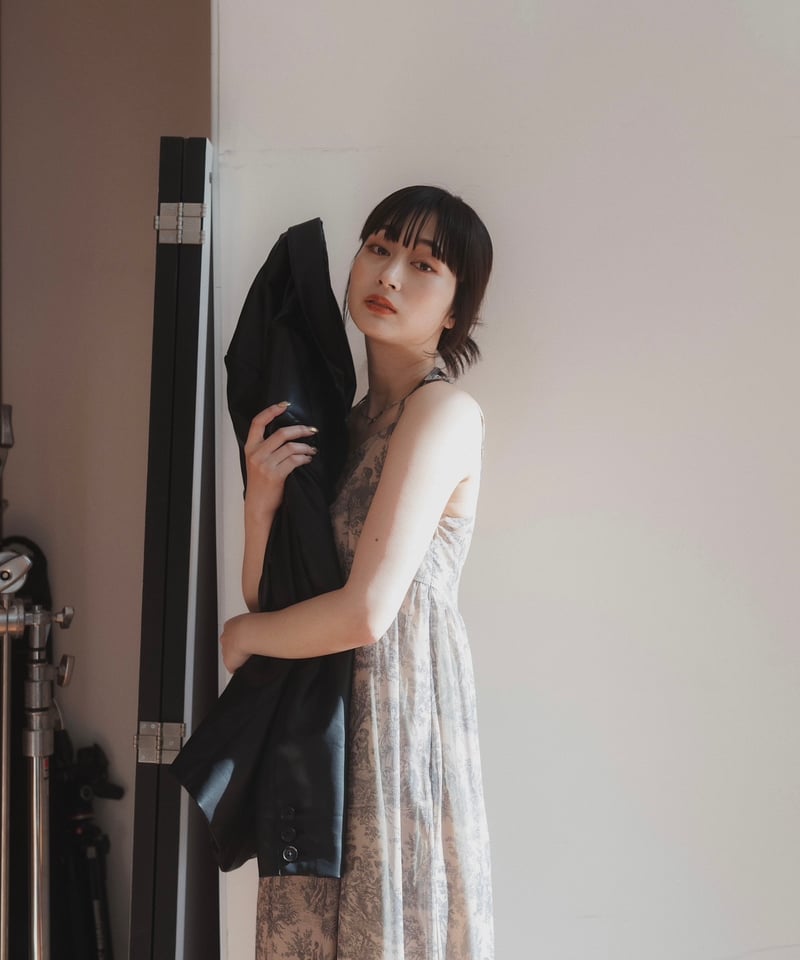 ★即日発送　few, 涼佳　Toile de Jouy Sheer Dress Toile de Jouy Sheer Dress | few,