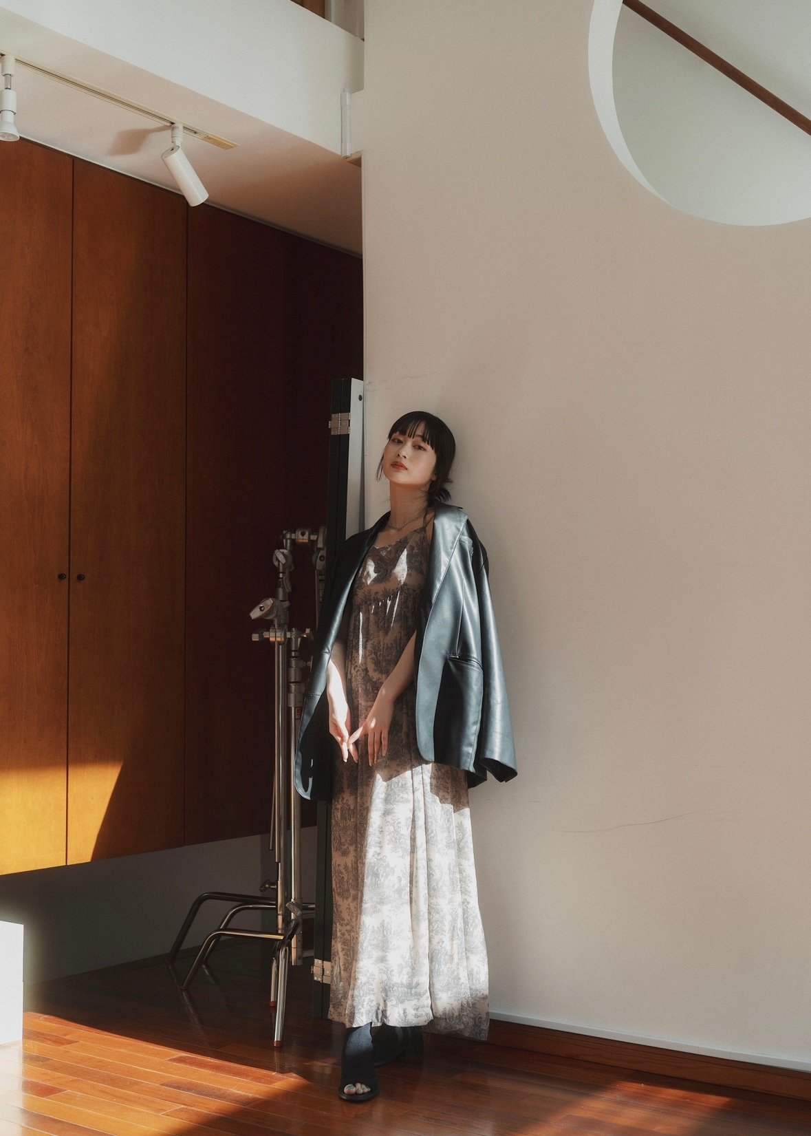 Toile de Jouy Sheer Dress | few,