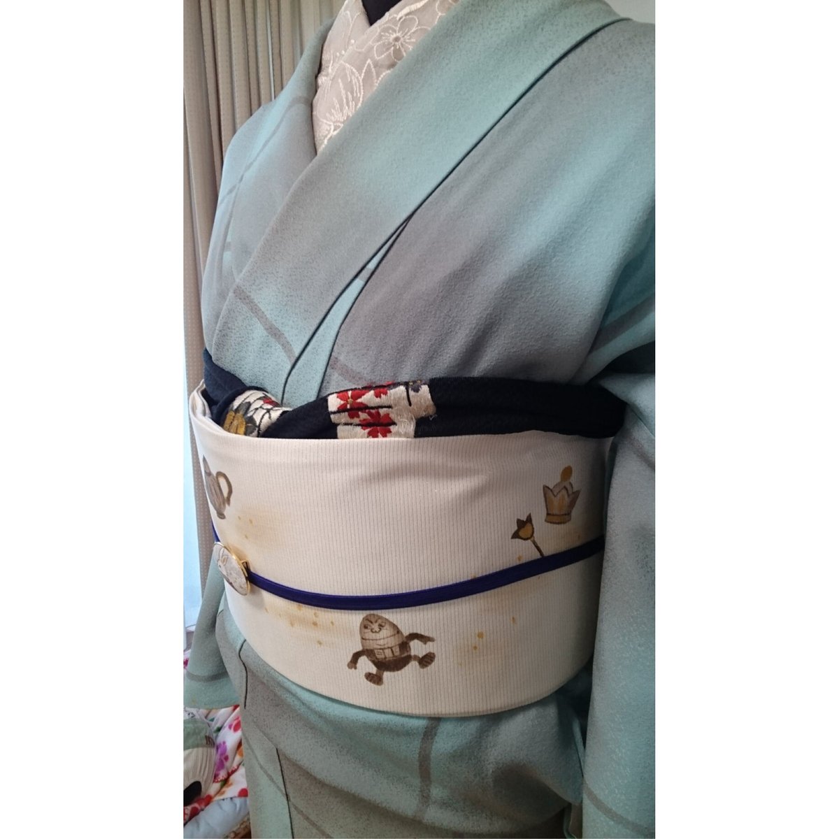 魚好きさん必見 名古屋帯カジュアル 魚好きさん必見 名古屋帯