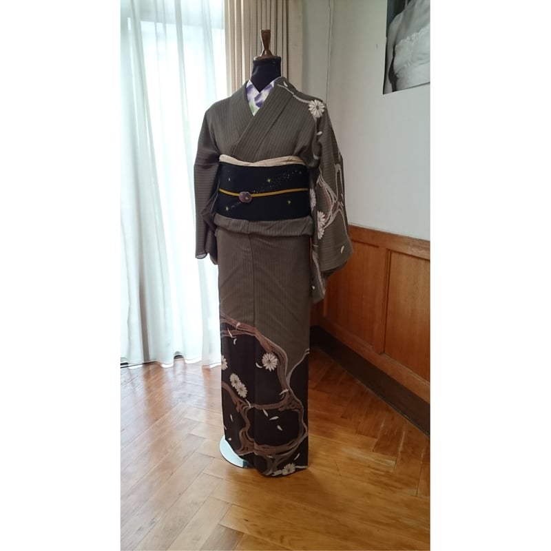 オールシーズンOK⭐︎紬本仕立て名古屋帯 新品・未使用作家もの
