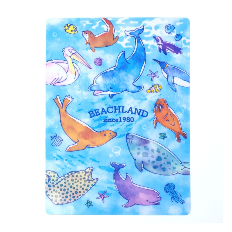 オリジナルB5下敷き 水彩風 | 南知多ビーチランドオンラインショップ