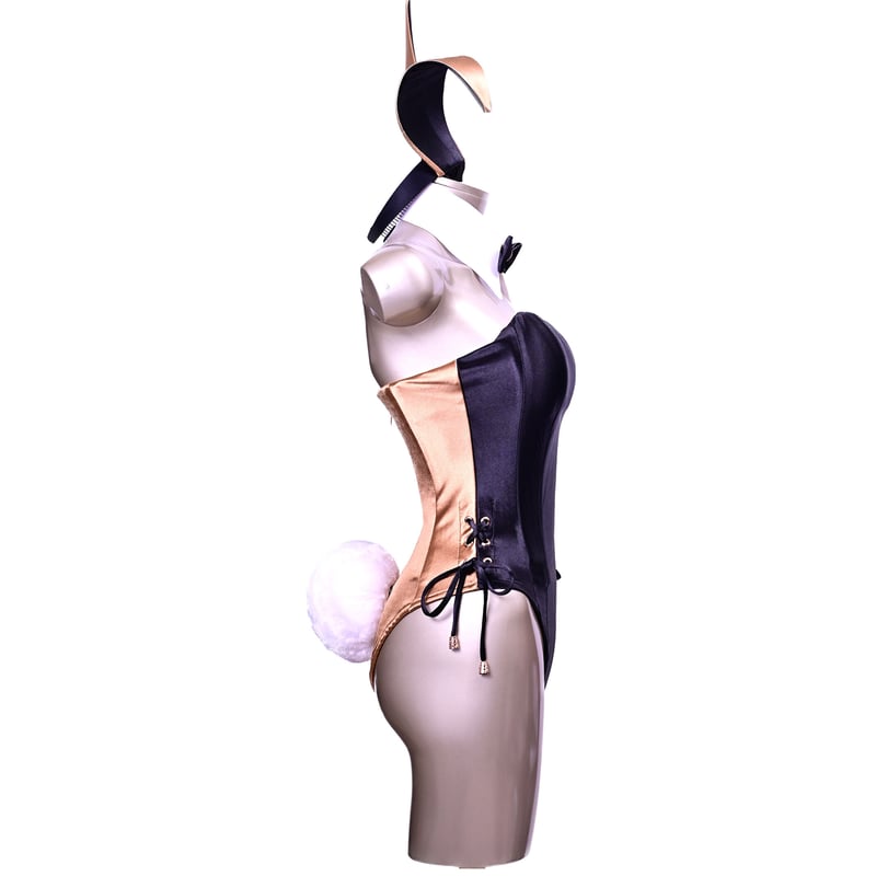 バニーガール 衣装 9点セット【デュアルフェイス・バニー】ブラックと