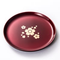 玉虫塗コースター　桜