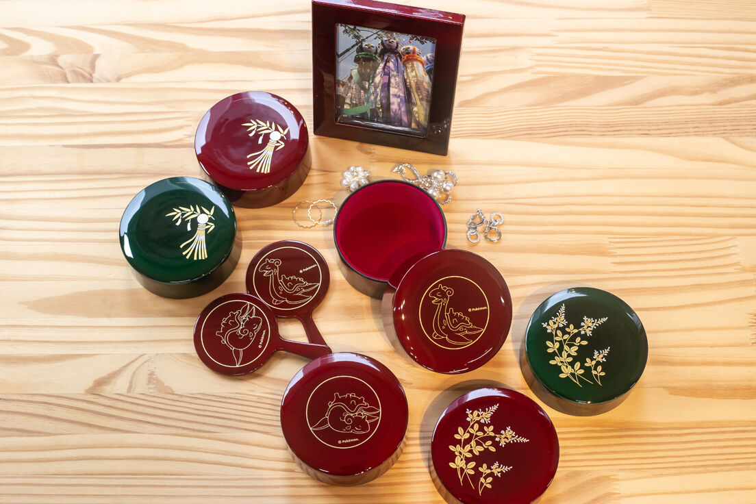 玉虫塗丸小物入 緑 萩 | 玉虫塗ショップ 公式オンラインストア