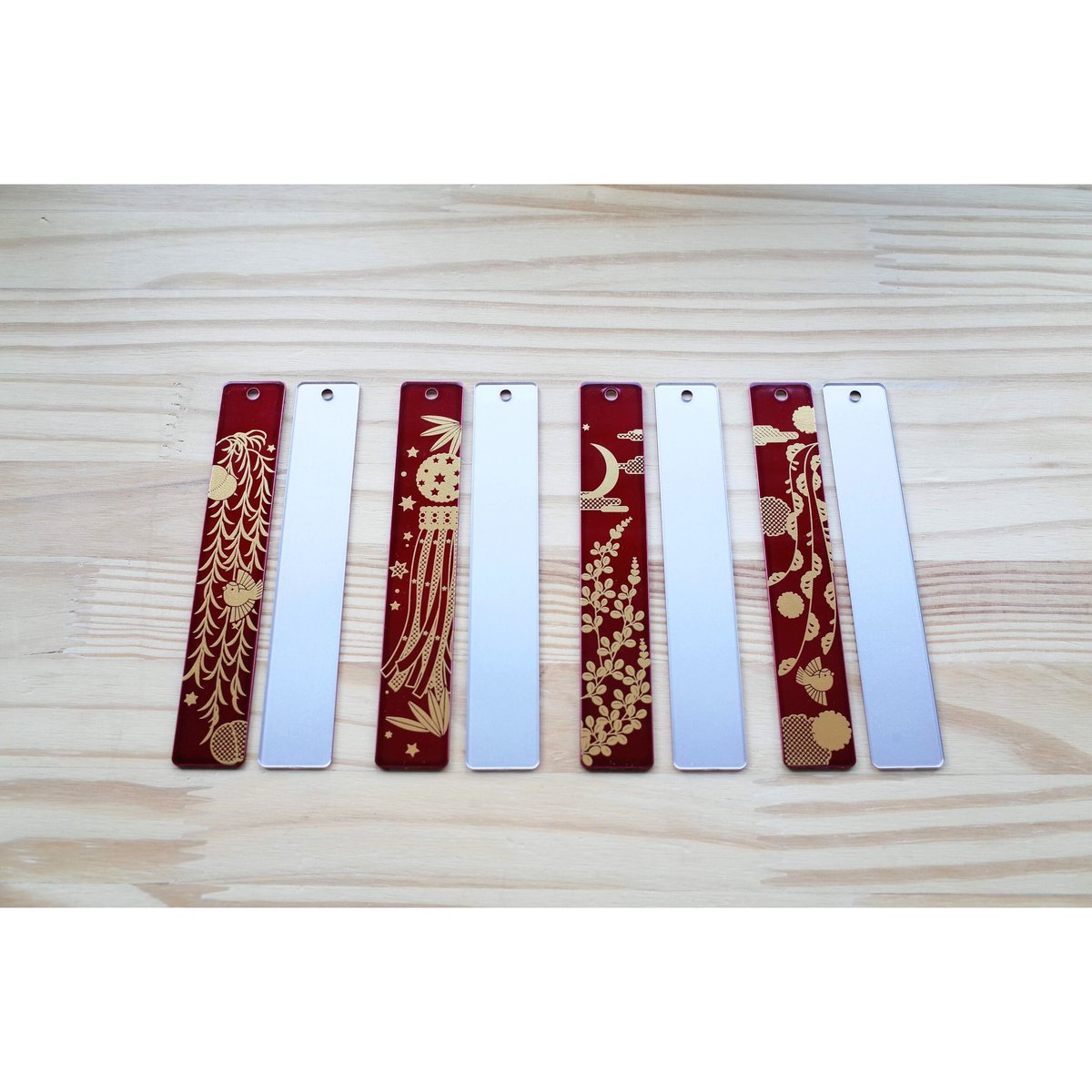 玉虫塗短冊しおり 秋 | 玉虫塗ショップ 公式オンラインストア