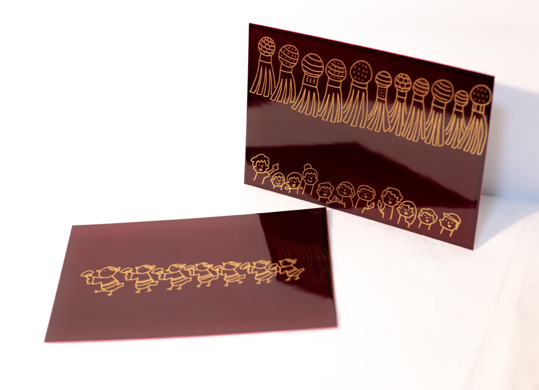 玉虫塗ポストカード 仙台七夕まつり | 玉虫塗ショップ 公式オンライン