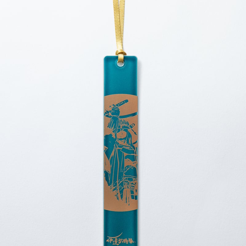 玉虫塗短冊しおり 伊達武将隊 伊達政宗公 金蒔絵 4色セット | 玉虫塗