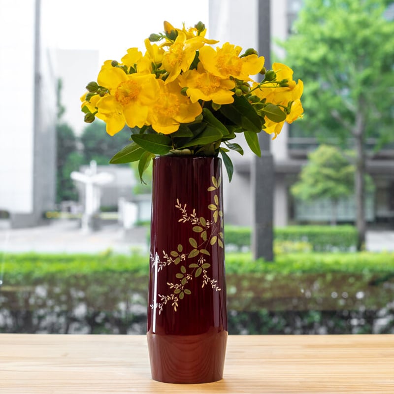 玉虫塗胴張花瓶 大 赤 萩 | 玉虫塗ショップ 公式オンラインストア 玉虫塗胴張花瓶 大 赤 萩 | 玉虫塗ショップ 公式オンラインストア
