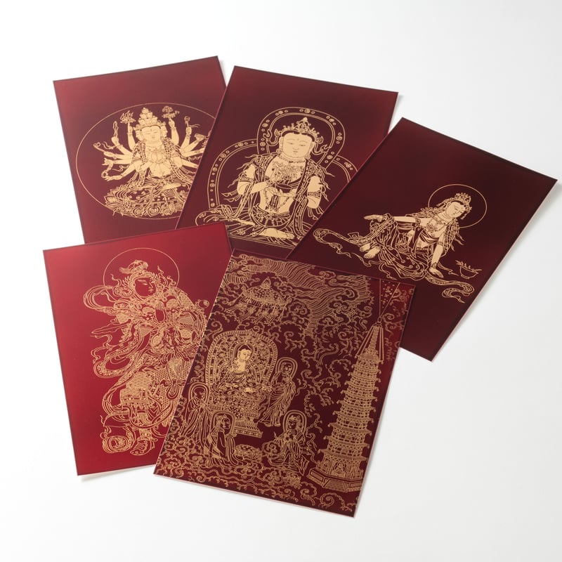 普門品 玉虫塗カード 觀音加持脫離囚難（F7） | 玉虫塗ショップ 公式