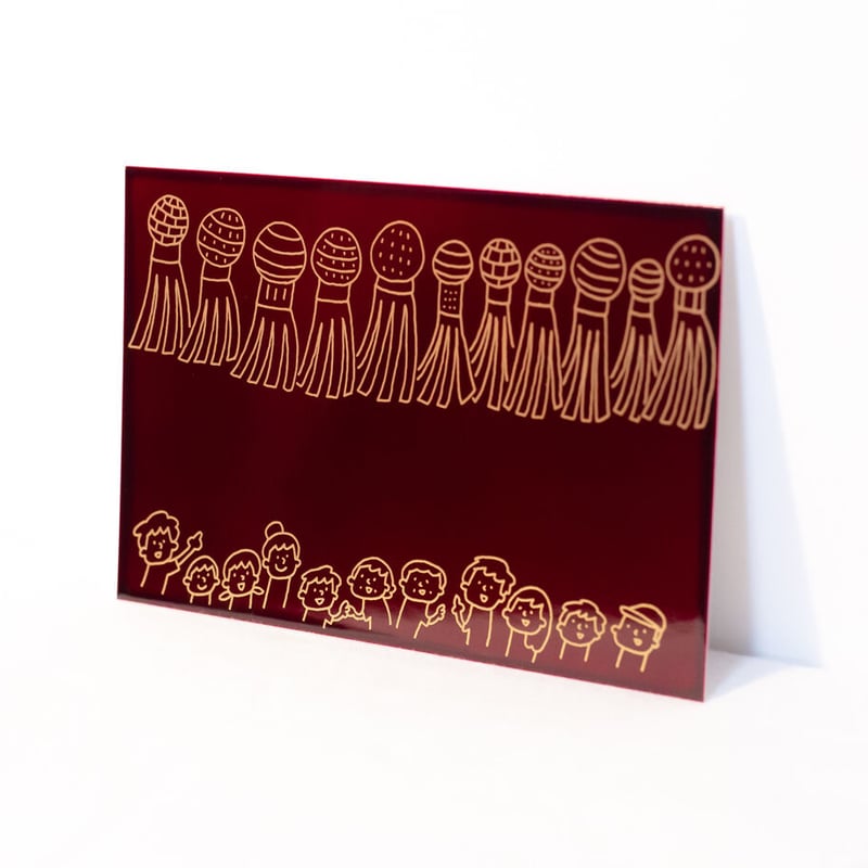 玉虫塗ポストカード 仙台七夕まつり | 玉虫塗ショップ 公式オンライン