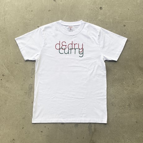 d&ドライカレー Tシャツ vo.2  Type A/白