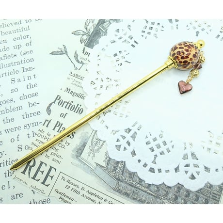 かんざし“金と銀”の“金”【ハンドメイド】