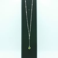 ペリドットのネックレス【サージカルステンレス使用】