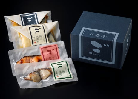 鯖の味噌煮、鯖の生姜煮、鰆の味噌漬け、サーモンの粕漬け 各1個【計4個入セット】冷凍食品