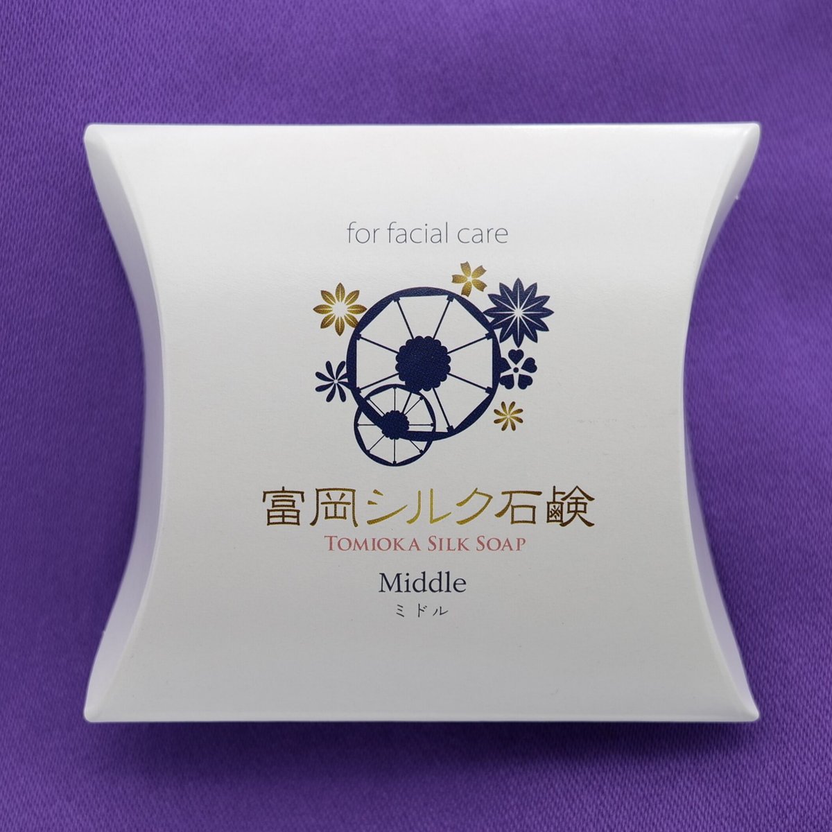 富岡シルク石鹸 ミドルサイズ40g | 華ゆら本舗