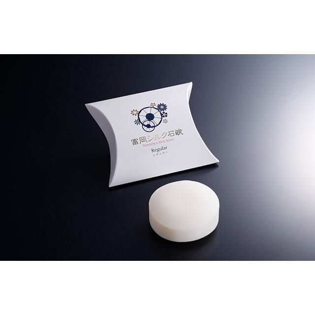 富岡シルク石鹸 レギュラーサイズ80g | 華ゆら本舗