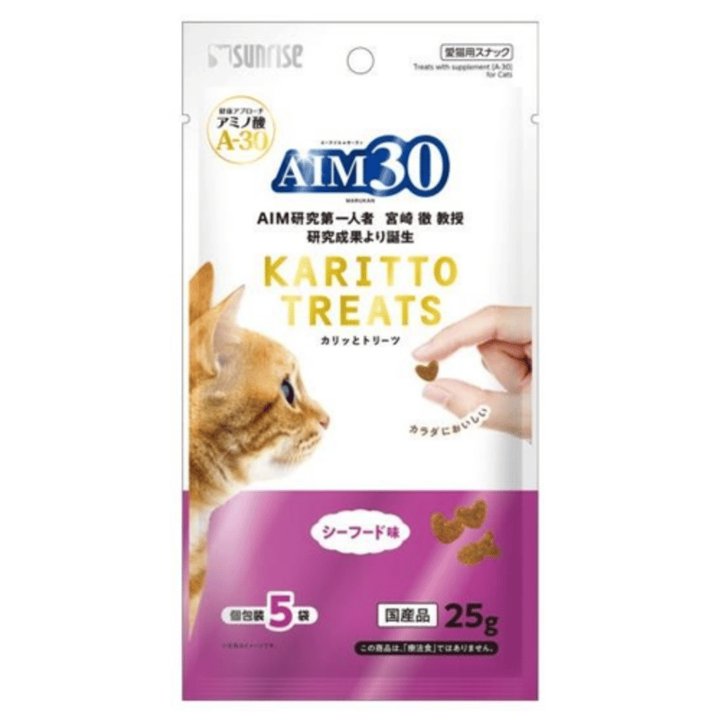 猫おやつ　AIM30 80袋 AIM30 カリッとトリーツ チキン味 国産 80g（5g×16袋入）1袋