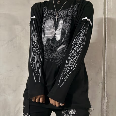 LOIN ARMIS × END6RPHIN / SILENCE LAYERED LONG SLEEVES