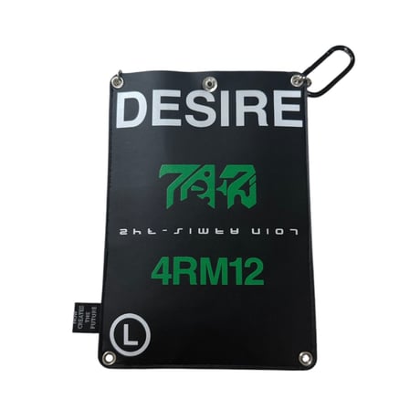 "DREAM or DESIRE" LEATHER POUCH