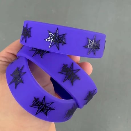 AssToro - Heptagram logo rubber bracelet