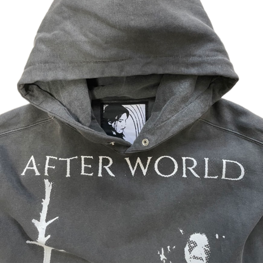 After world vintage washed hoodie | LOIN ARMIS