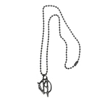 "Claw scratched" logo necklace ver.2.0