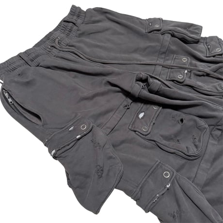 3way many pocket cargo sweat pants