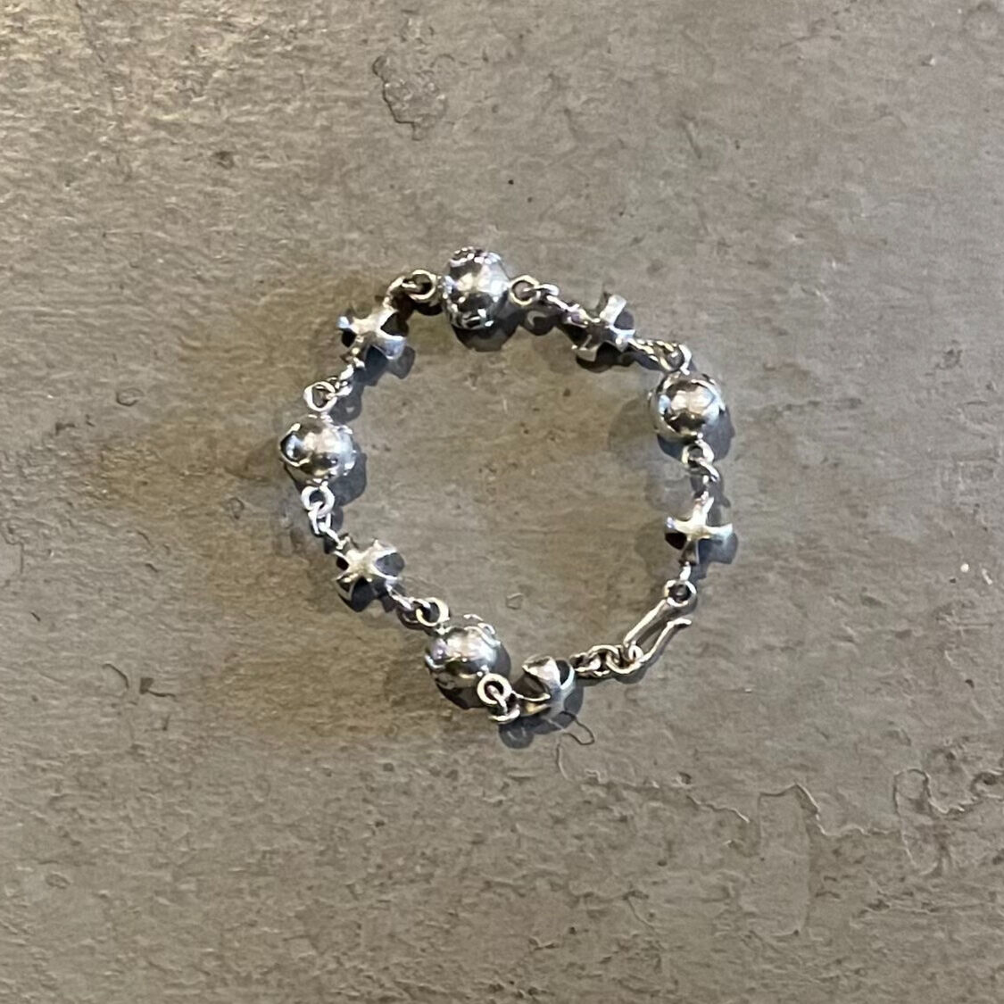 アクセサリー LOINARMIS iron cross ball chain bracelet アクセサリー LOINARMIS iron cross ball chain bracelet iron